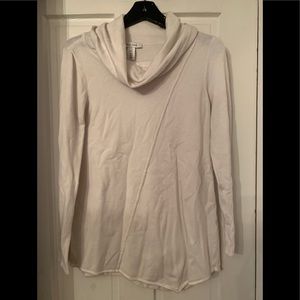 White House Black Market Cowl Neck Asymmetric Sweater